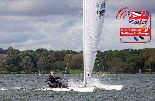 Steven Sawford during the Great British Sailing Challenge Final at Rutland photo copyright Tim Olin / www.olinphoto.co.uk taken at Rutland Sailing Club and featuring the Dart 15 class