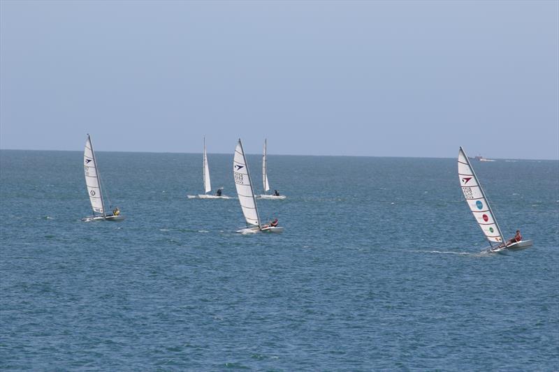 Sprint 15 Southern Championship at Shanklin photo copyright Mary Howie-Wood taken at Shanklin Sailing Club and featuring the Dart 15 class