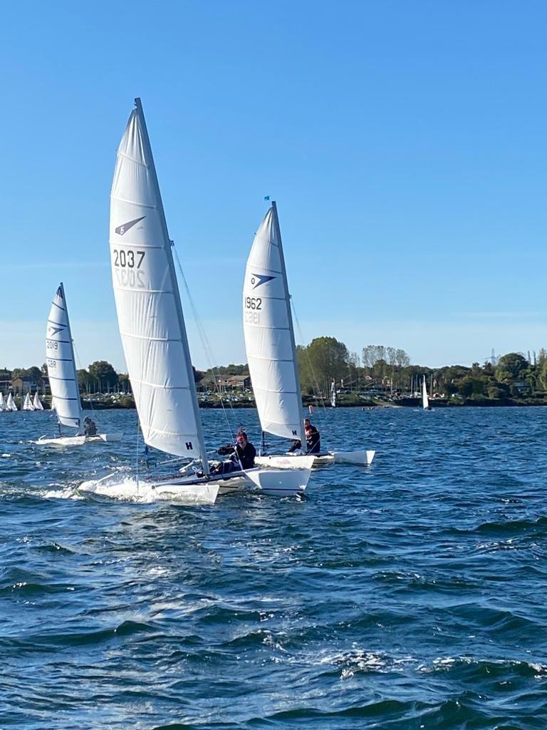 Jason Clarke wins the Dart 15 Summer TT and Inland Championships at Grafham photo copyright Nigel Denchfield taken at Grafham Water Sailing Club and featuring the Dart 15 class