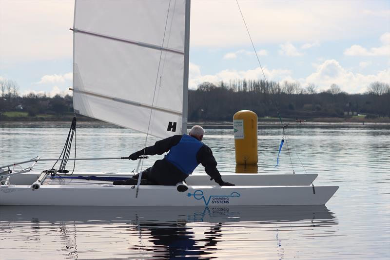 Dart 15 Winter TT at Grafham photo copyright Dave Clarke taken at Grafham Water Sailing Club and featuring the Dart 15 class