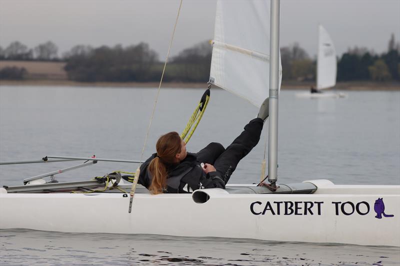 Dart 15 Winter TT at Grafham photo copyright Dave Clarke taken at Grafham Water Sailing Club and featuring the Dart 15 class