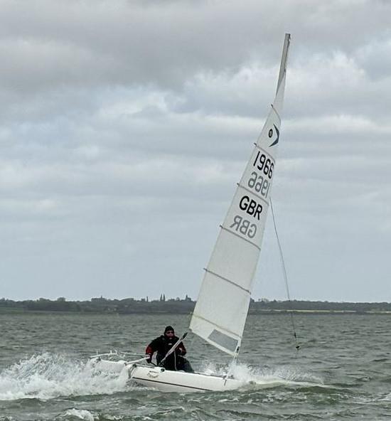 Rob Wilson during the Dart 15 TT at Marconi photo copyright Howard Rogers taken at Marconi Sailing Club and featuring the Dart 15 class