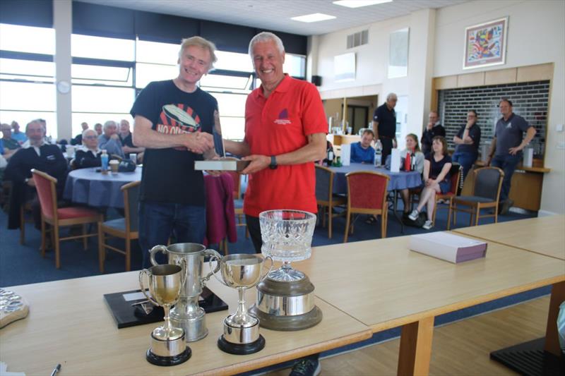 Liam, National Champion with the Race Officer at the Noble Marine Dart 15 Nationals at the WPNSA - photo © Pauline Love