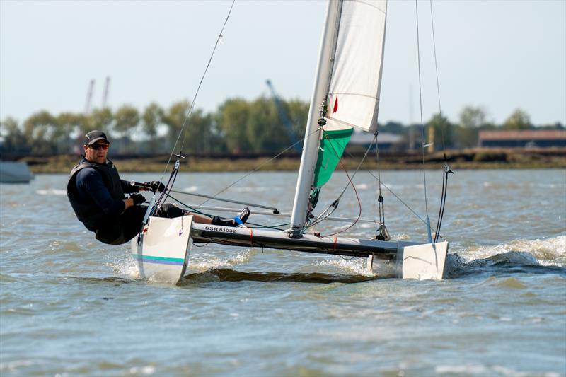 Darren Sewell won the Dinghy Town Cup 2025 during Burnham Week 2025 photo copyright Petru Balau Sports Photography / sports.hub47.com taken at Royal Corinthian Yacht Club and featuring the Dart 15 class