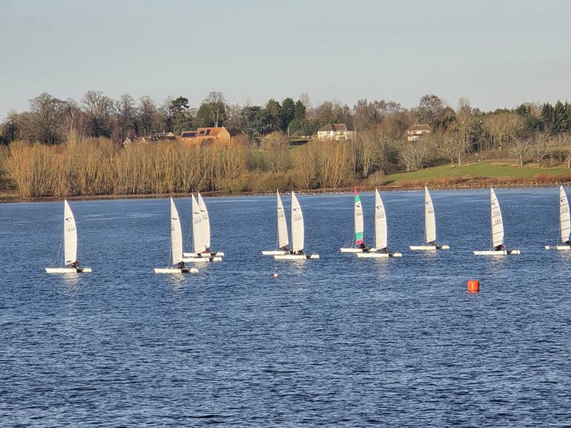 Dart 15 Winter TT at Draycote Water photo copyright Tim Case and Dave Russell taken at Draycote Water Sailing Club and featuring the Dart 15 class