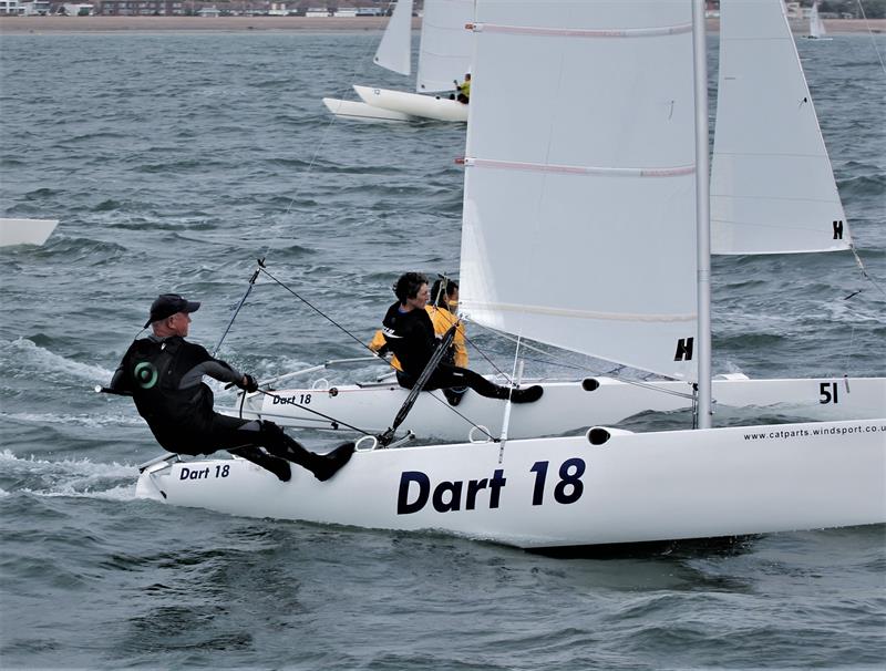 Dart 18 Nationals at Worthing photo copyright Nick Champion / www.championmarinephotography.co.uk taken at Worthing Sailing Club and featuring the Dart 18 class