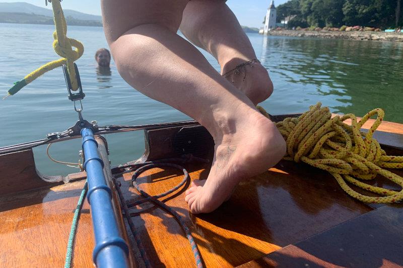 The water's lovely - Dinghy Cruising Association photo copyright Lizzie Wynn taken at  and featuring the Dinghy Cruising Association class