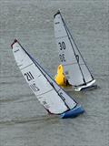 DF95 Spring Series at East Kent RSC - battle for the lead at the Windward Mark during Event 5 © Rob Maunder