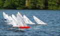 A cracking start by Nigel Barrow 54 during the DF95 M&S Travellers Event 2 for the ASH Trophy at Guildford Model Yacht Club © Roger Stollery