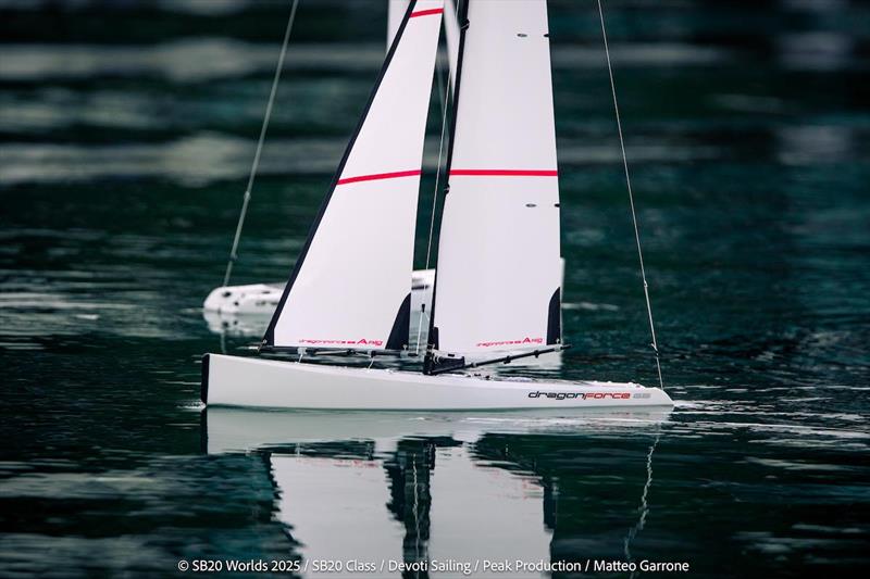 Radio sailing after racing on day 4 of the SB20 World Championship 2025 in Singapore photo copyright Peak Production / Viola Devoti and Matteo Garrone taken at ONE15 Marina Club and featuring the DF95 class