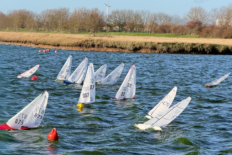 First start sequence - moment 1 - DF95 Autumn Series at Barton's Point week 9 photo copyright Mike Brand taken at East Kent Radio Sailing Club and featuring the DF95 class