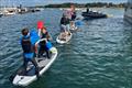 Gladiator paddleboard competition - Itchenor SC's Junior Fortnight week 1 © Seb Jemmett