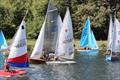 Frances Southall's Topper gets away at the front after the start - Minima Regatta 2025 © Eileen Barry