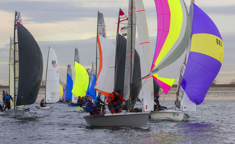 Selden SailJuice Winter Series Datchet Flyer on 8-9 December photo copyright Tim Olin / www.olinphoto.co.uk taken at Datchet Water Sailing Club and featuring the Dinghy class