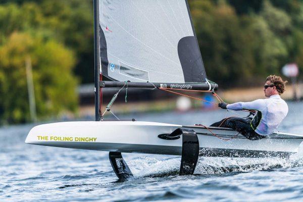Launched in the UK at the RYA Dinghy Show, the tagline for 'The Foiling Dinghy' is that it does what is says on the box without the steep learning curve that other foilers can present - photo © The Foiling Dinghy