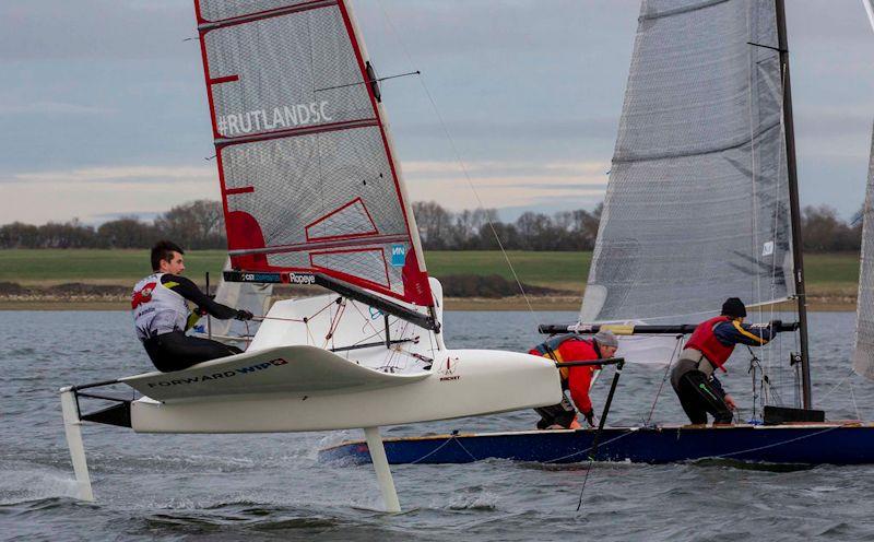 Moth versus Punt in the 2018 Grafham Grand Prix - photo © Tim Olin / www.olinphoto.co.uk