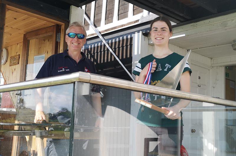 Isobel Hedley Fenn wins the Derbyshire Youth Sailing event at Trent Valley - photo © Joanne Hill