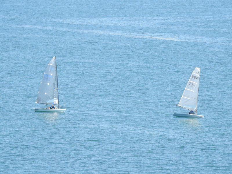 Zippy Zero versus Phantom - Menai Straits Regatta 2022 photo copyright Ian Bradley taken at  and featuring the Dinghy class