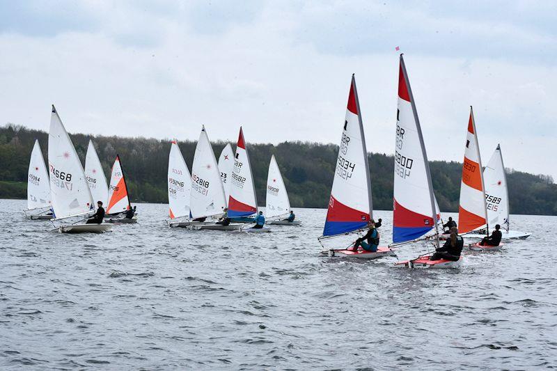 Derbyshire Youth Sailing starts the 2023 season at Burton photo copyright D Clarke taken at Burton Sailing Club and featuring the Dinghy class