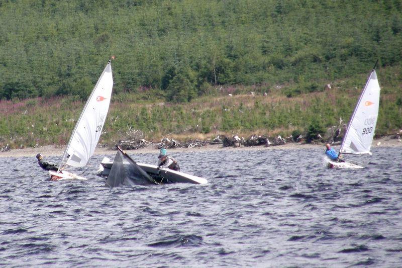 Border Counties midweek sailing at Llyn Brenig photo copyright John Nield taken at Llyn Brenig Sailing Club and featuring the Dinghy class