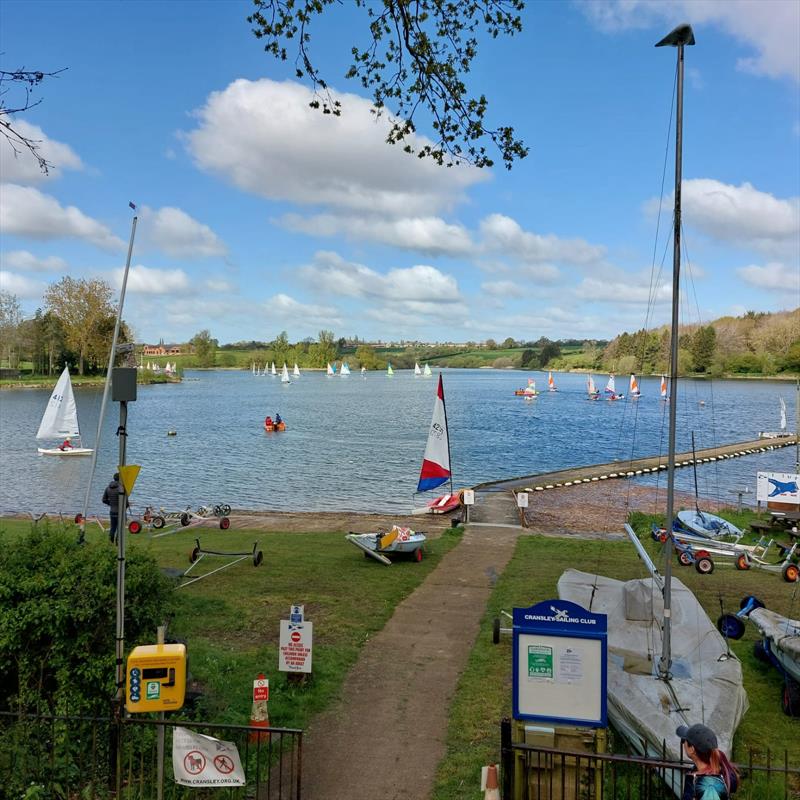 P&B Northamptonshire Youth Series Round 1 at Cransley photo copyright Andie Byrd taken at Cransley Sailing Club and featuring the Dinghy class