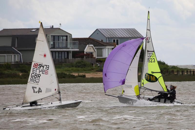 Brightlingsea Sailing Club's Bank Holiday Time Trials  photo copyright Tim and Donna Bees taken at Brightlingsea Sailing Club and featuring the Dinghy class