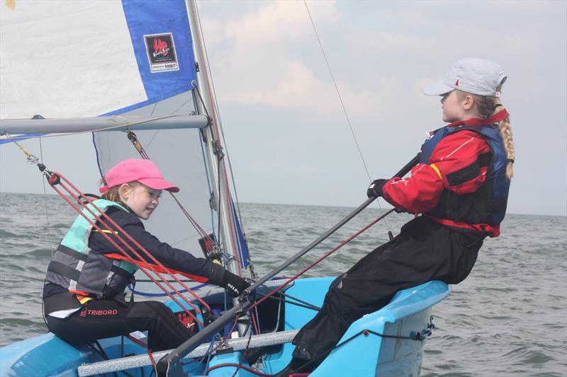 Girls Day at Downs Sailing Club with KSSA photo copyright Robert Brown taken at Downs Sailing Club and featuring the Dinghy class