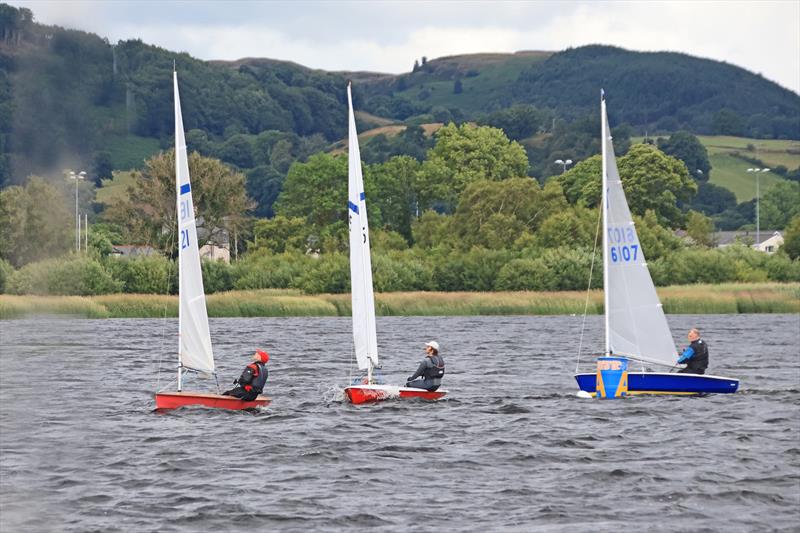 Streakers take on the Solo - Border Counties Midweek Sailing Series event 4 at Llyn Tegid photo copyright John Hunter taken at  and featuring the Dinghy class