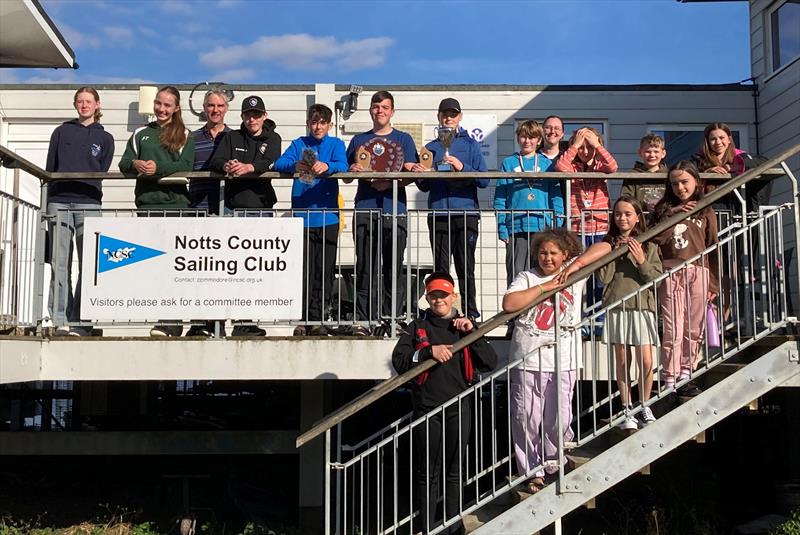 Junior open meeting at Notts County SC photo copyright Alan Beaton taken at Notts County Sailing Club and featuring the Dinghy class