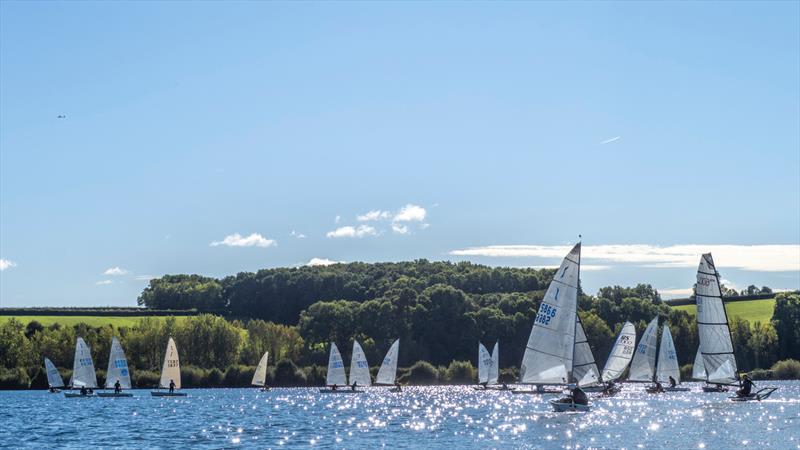 A beautiful day - Singlehander open meeting at Notts County photo copyright A Beaton taken at Notts County Sailing Club and featuring the Dinghy class