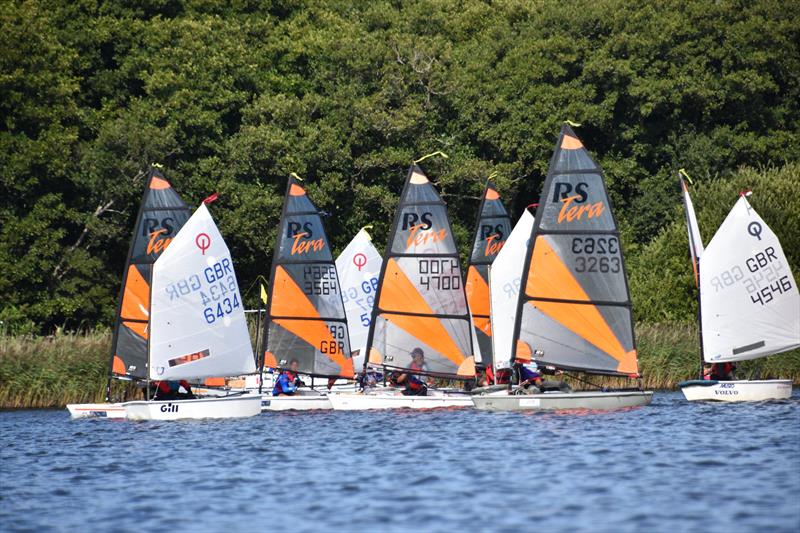 Broadland Youth Regatta at Rollesby Broad photo copyright Trish Barnes taken at Rollesby Broad Sailing Club and featuring the Dinghy class