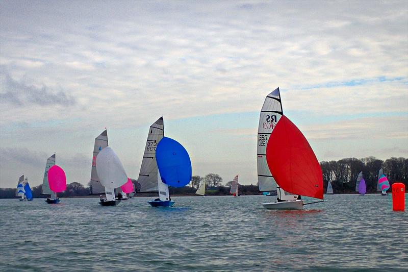 Chichester YC 2026 Snowflake Series day 2 photo copyright Suzie Olliff taken at Chichester Yacht Club and featuring the Dinghy class