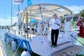 Peter PAN is the new specially adapted yacht launched by Dame Ellen MacArthur's cancer charity, seen here with Frank Fletcher &copy; Ellen MacArthur Cancer Trust
