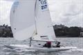 Gordon Ingate at the helm of Whimsical in a past Sydney Harbour Regatta © Andrea Francolini, MHYC