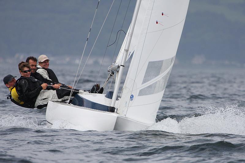 Dragon Scottish Championship 2015 photo copyright Fiona Brown / www.fionabrown.com taken at Largs Sailing Club and featuring the Dragon class