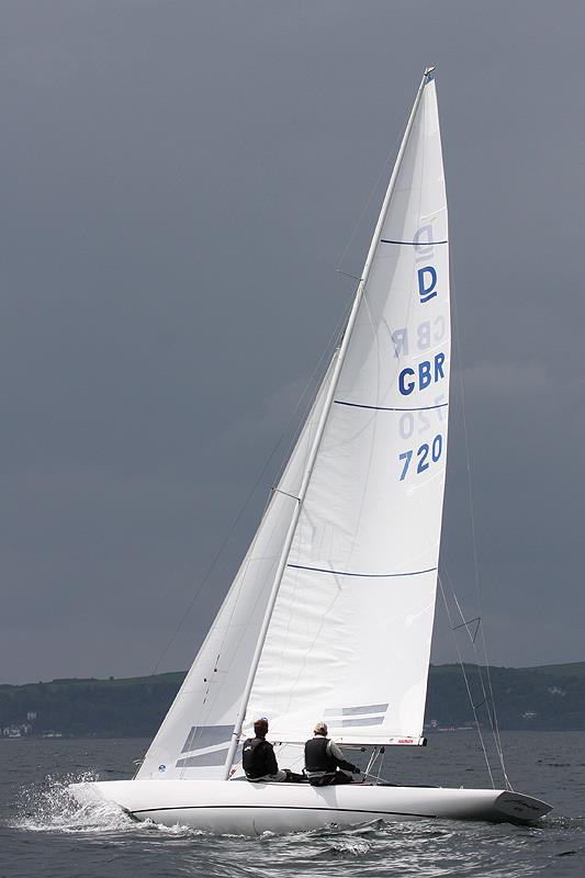 Dragon Scottish Championship 2015 photo copyright Fiona Brown / www.fionabrown.com taken at Largs Sailing Club and featuring the Dragon class