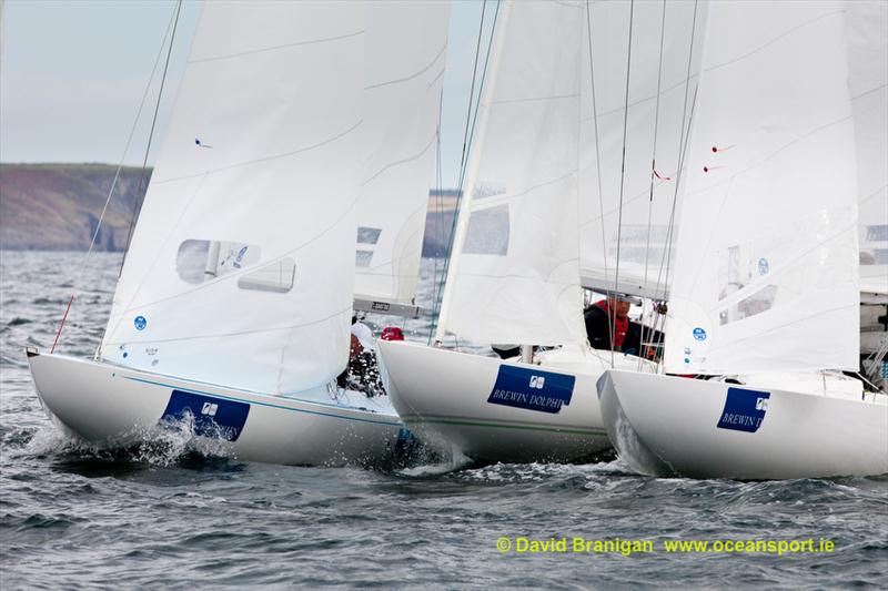 Brewin Dolphin Dragon Gold Cup day 3 photo copyright David Brannigan / www.oceansport.ie taken at Kinsale Yacht Club and featuring the Dragon class