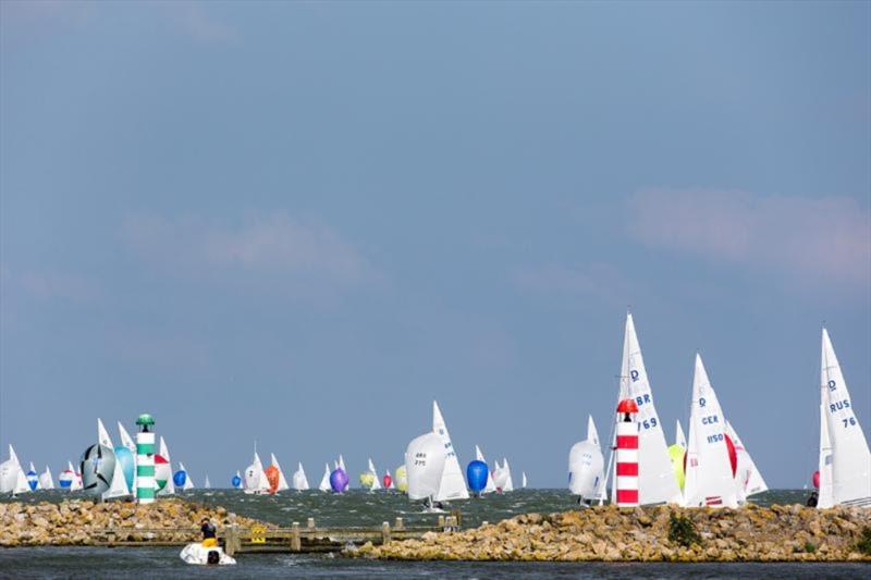 Six races over six days will decide the 2019 Dragon Gold Cup Champions photo copyright Sander van der Borch taken at Royal Netherlands Yacht Club and featuring the Dragon class