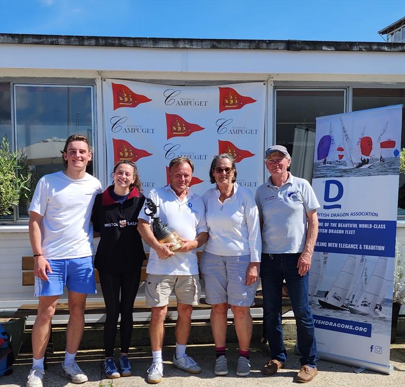 British Dragons Southern Championship at Cowes Winner GBR 831 photo copyright Emma York, BDA taken at Cowes Corinthian Yacht Club and featuring the Dragon class