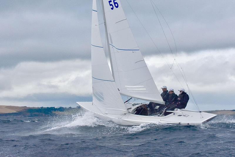 Peter Gilmour's JPN56 YRed continued to lead the regatta overall after Race 3 of the Kinsale Dragon Gold Cup 2024 supported by Astra Construction Services Ltd photo copyright David Cullinan taken at Kinsale Yacht Club and featuring the Dragon class