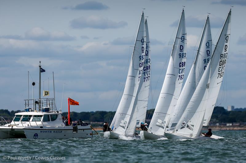 Cowes Classics Regatta 2025 Day 2 - Dragon start - photo © Paul Wyeth / www.pwpictures.com