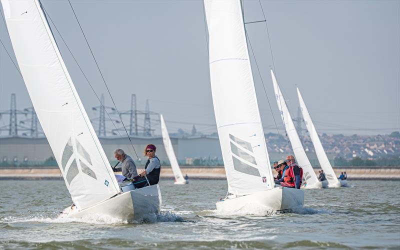 Medway Yacht Club Keelboat Regatta photo copyright Paul Babington taken at Medway Yacht Club and featuring the Dragon class
