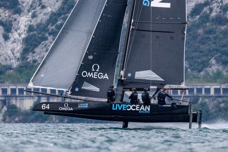 Live Ocean Racing  - Day 3 - Foiling Week 2023 - June 2023 photo copyright Live Ocean Racing taken at Vela Club Campione del Garda and featuring the ETF26 class