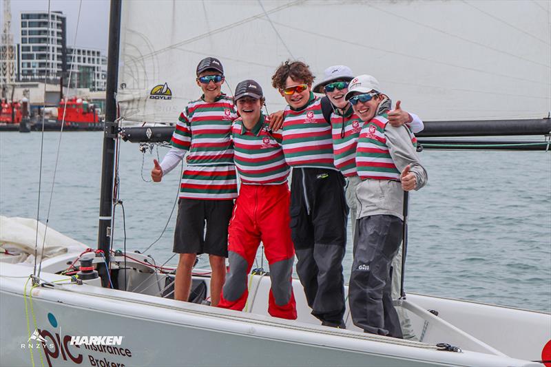Westlake Green winners of the 2021 NZ National Secondary Schools Keelboat Championship - May 2021 photo copyright Andrew Delves taken at Royal New Zealand Yacht Squadron and featuring the Elliott 6m class