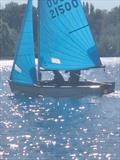 Paul and Ria during the Enterprise Open at Midland Sailing Club © Kevin Hopkins