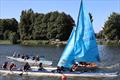 The perils of a Thames start line (race 3) - Minima Regatta 2025 © Eileen Barry