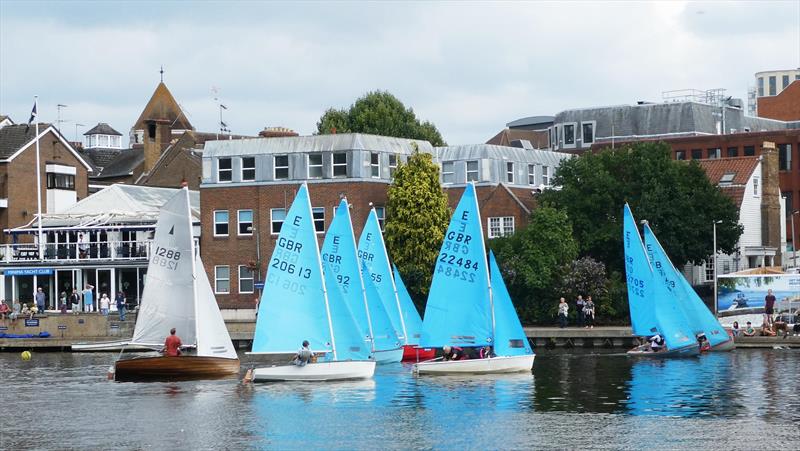 The first Enterprise and Merlin start at the Minima Regatta 2022  - photo © Allan Blair