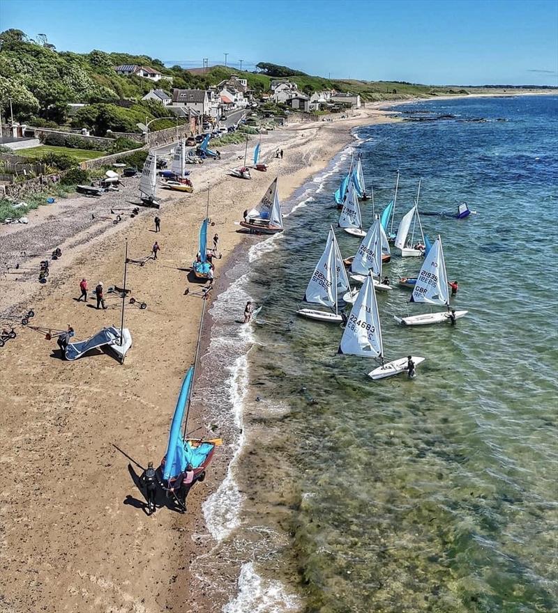 Bluebell Traveller at Largo Bay photo copyright Donald Aitken taken at Largo Bay Sailing Club and featuring the Enterprise class