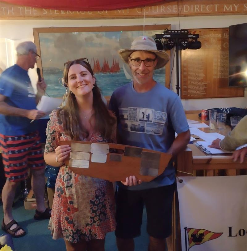 Jeremy and Becca Stephens finish 2nd in the Goat Marine Enterprise Nationals at Looe photo copyright Alex Homer taken at Looe Sailing Club and featuring the Enterprise class