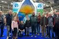 Sustainability Sail Design Competition - Christchurch SC members with Kate Fortnam &copy; Jasmine Brown / RYA